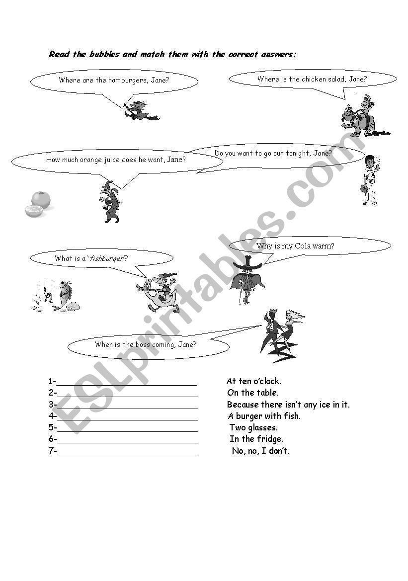 simple present  worksheet