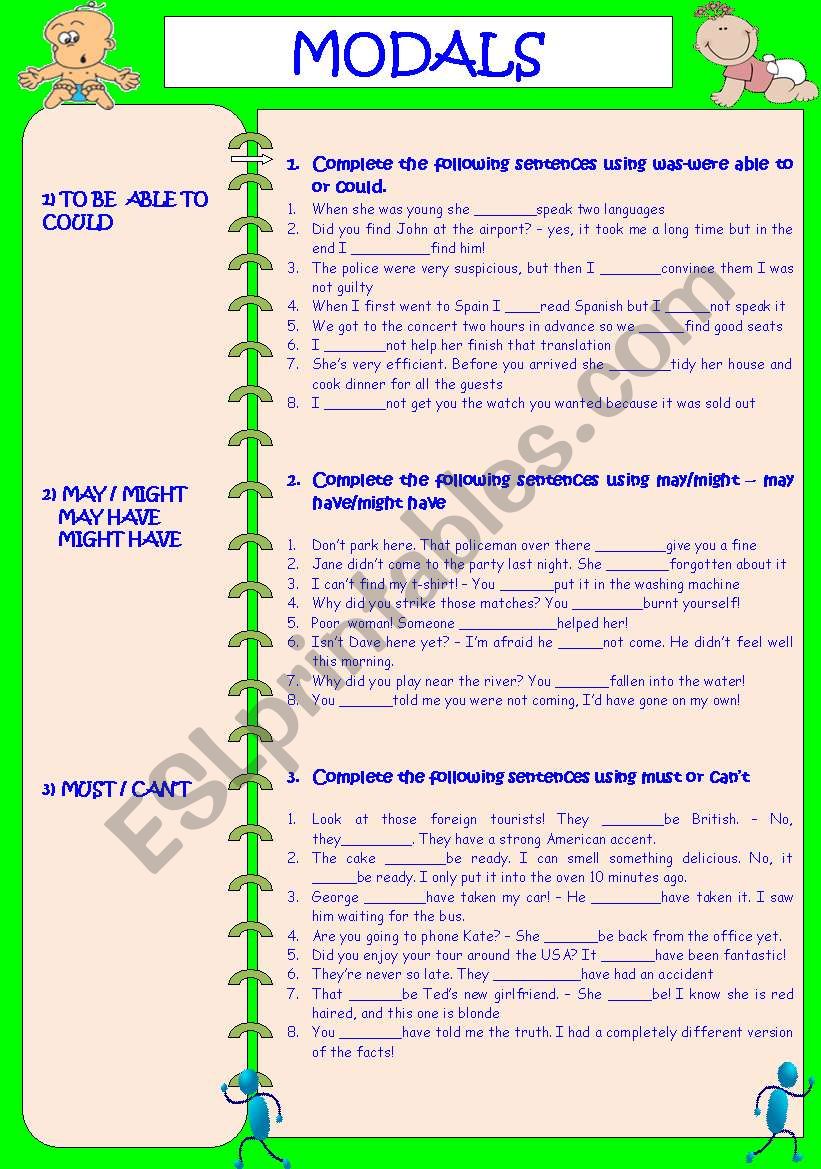 MODALS OF ABILITY AND DEDUCTION