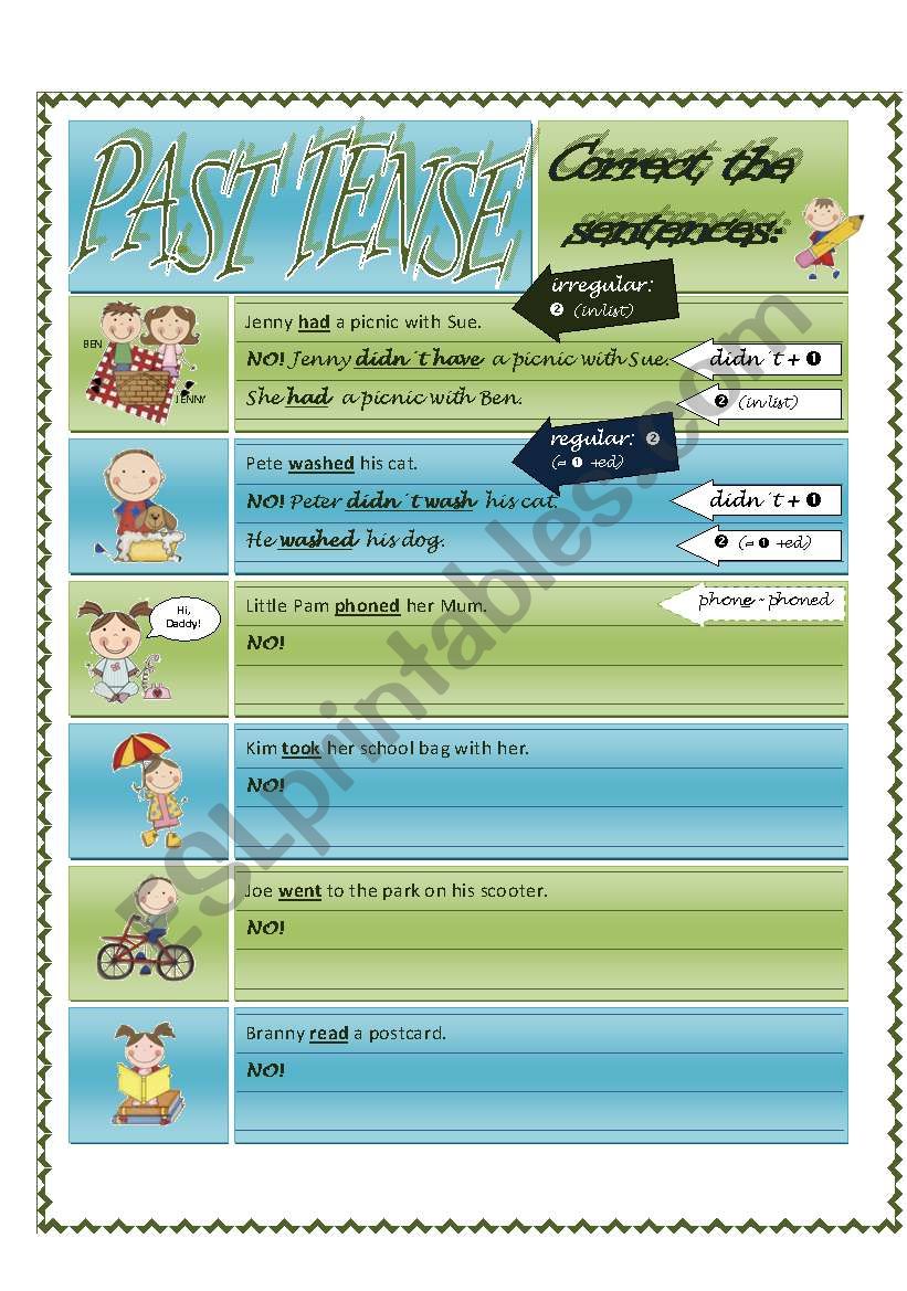 PAST TENSE NEGATION WITH DIDNÂ´T