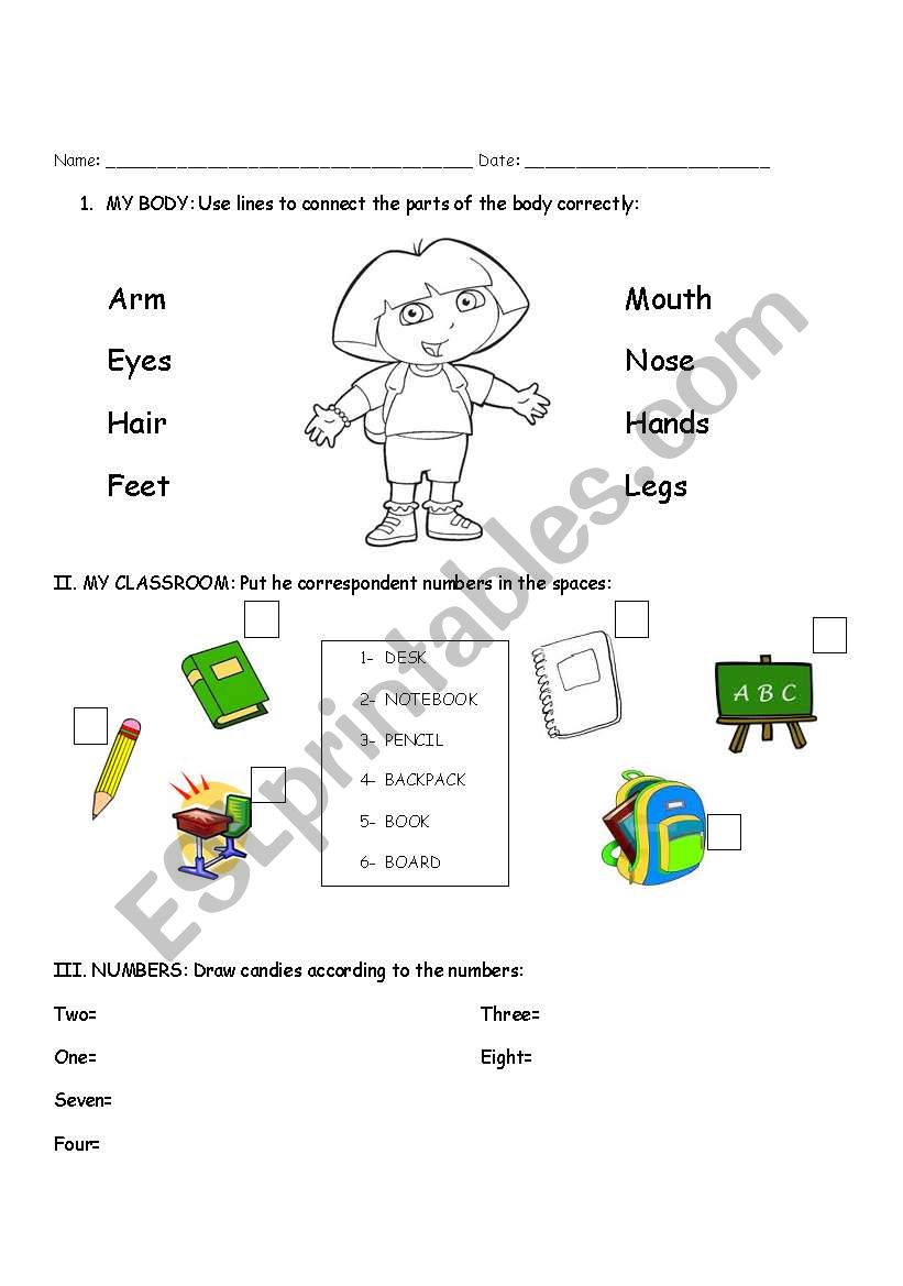 Quiz worksheet