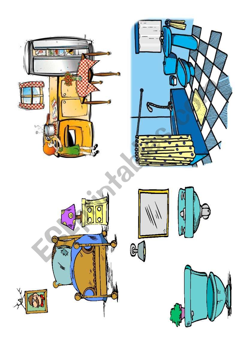 In my house there is … Set 1 worksheet