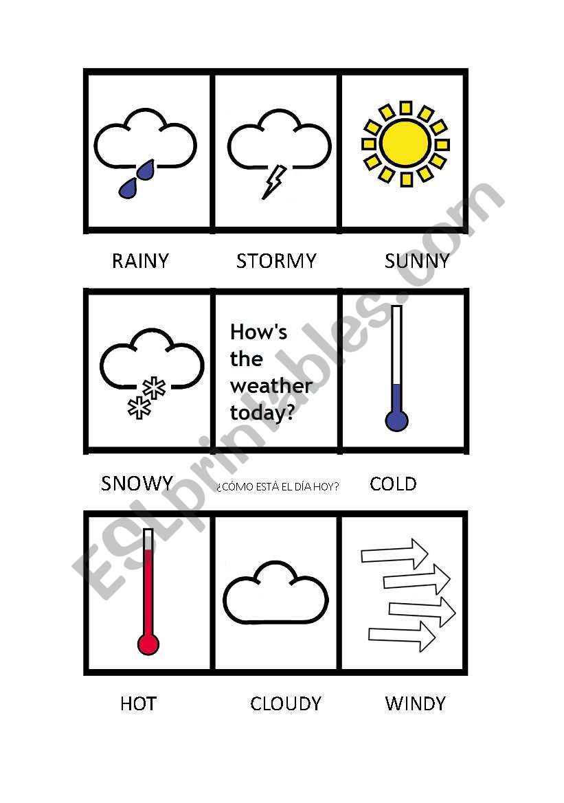 Weather worksheet