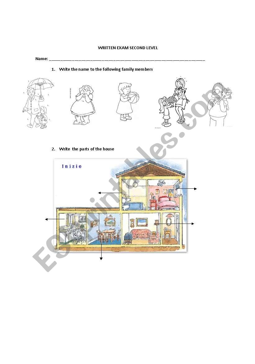 quiz about family and the house