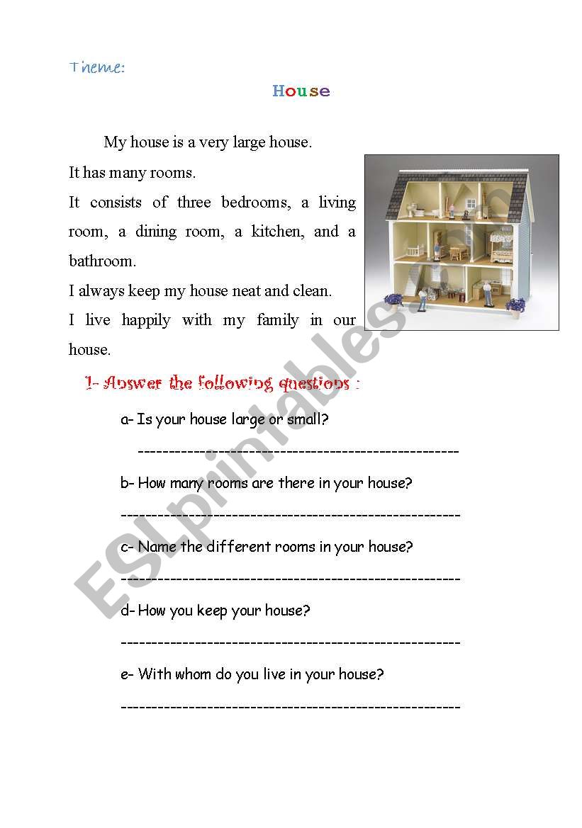 House worksheet