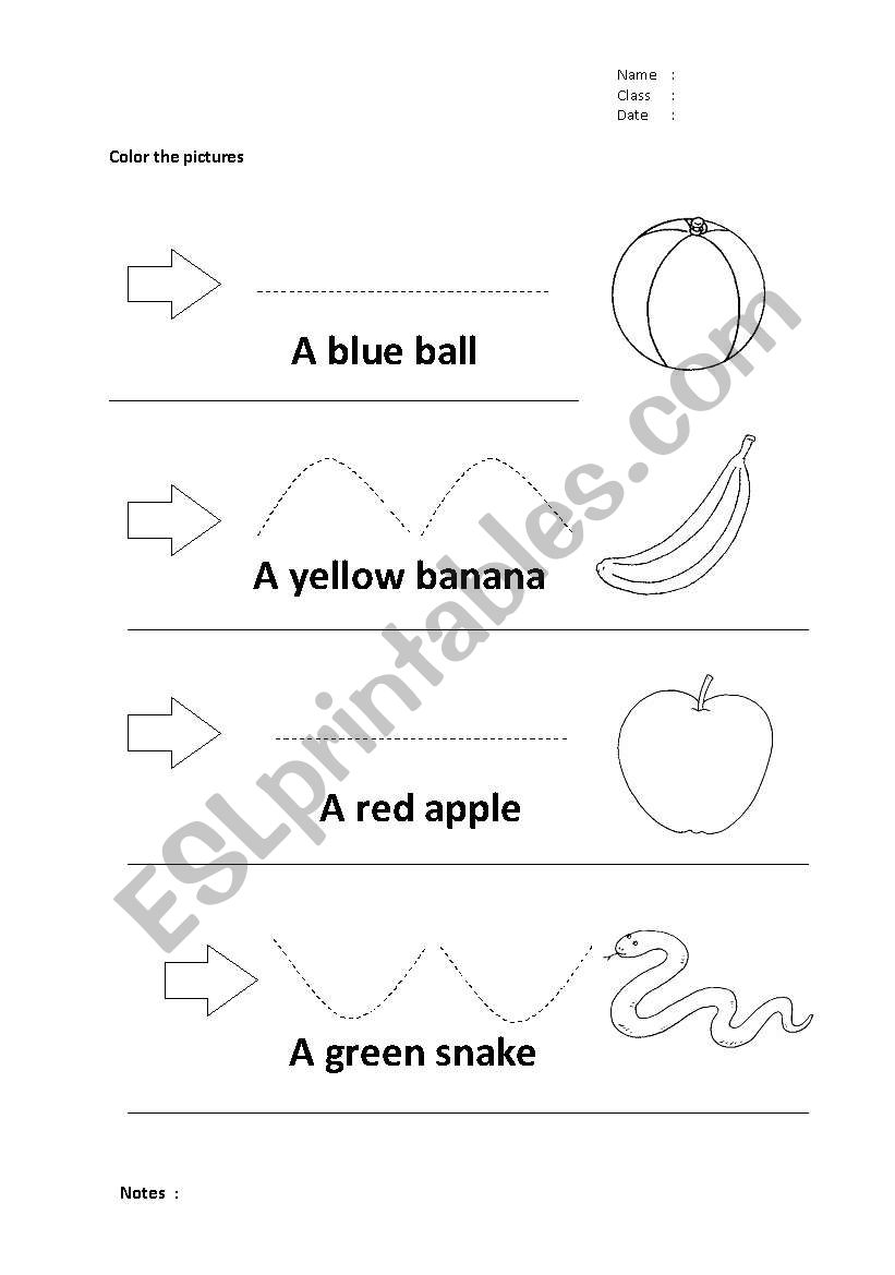 coloring worksheet