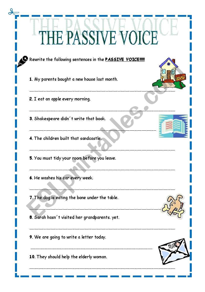 Passive Voice worksheet