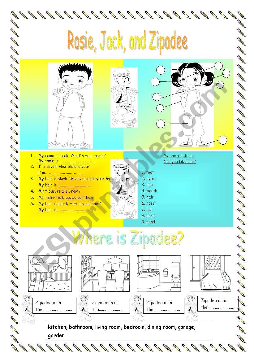 Cool Kids 1 and 2  worksheet