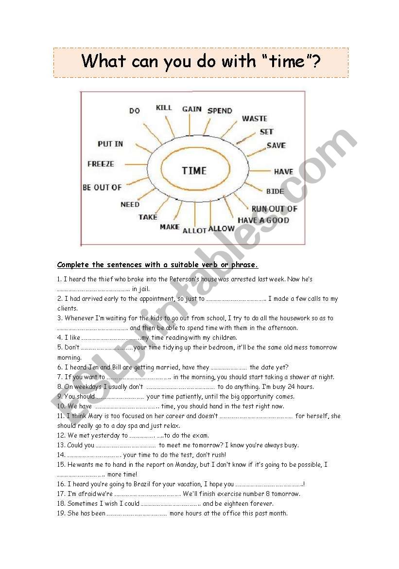 TIME!!! (PART 2) worksheet