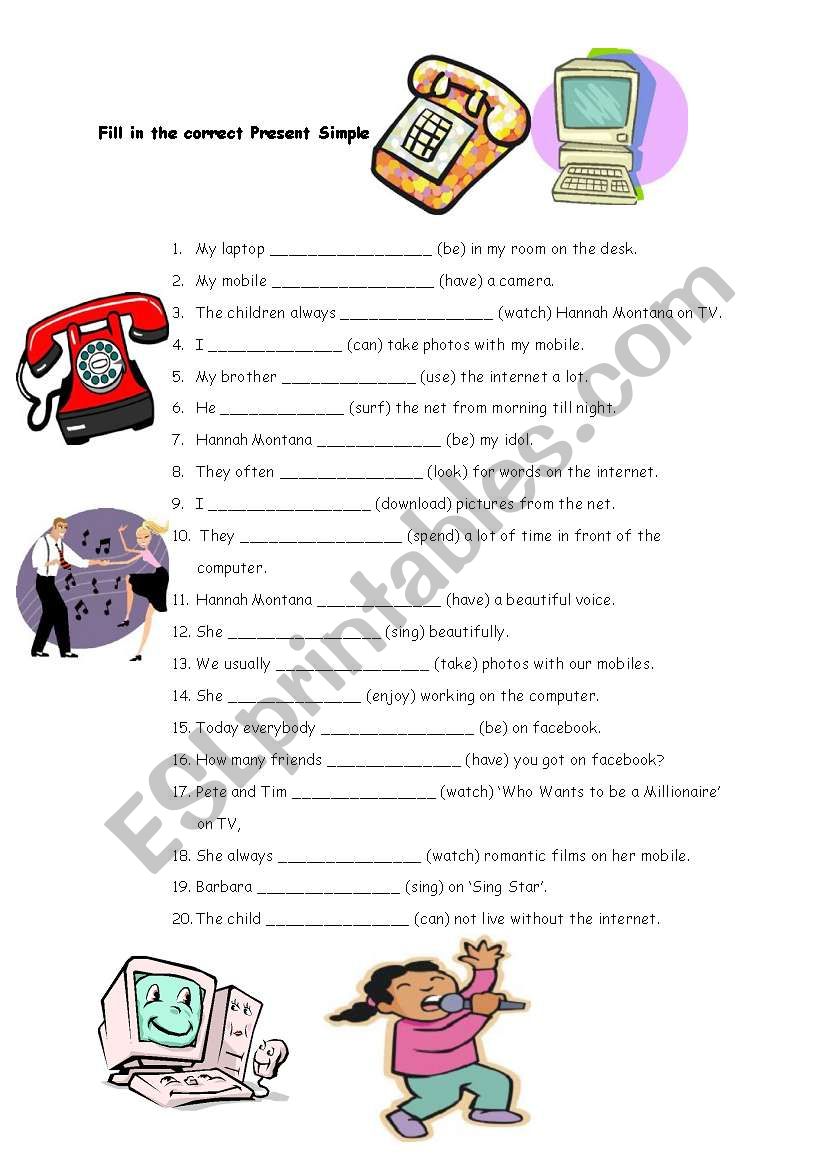 Present Simple worksheet