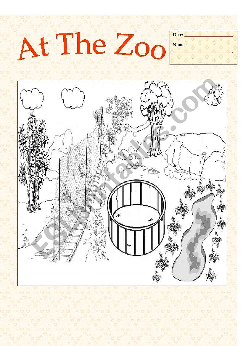 My Zoo worksheet