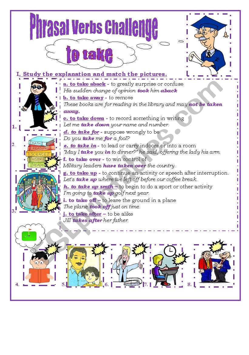 Phrasal Verbs Challenge 