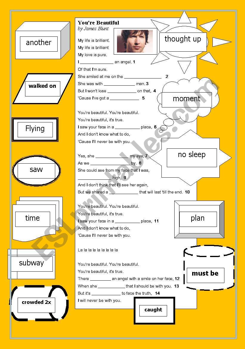 SONG:  JAMES BLUNT - YOUÂ´RE BEAUTIFUL