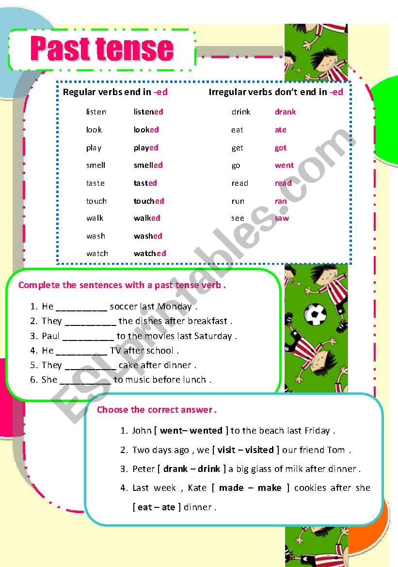 Past_simple worksheet