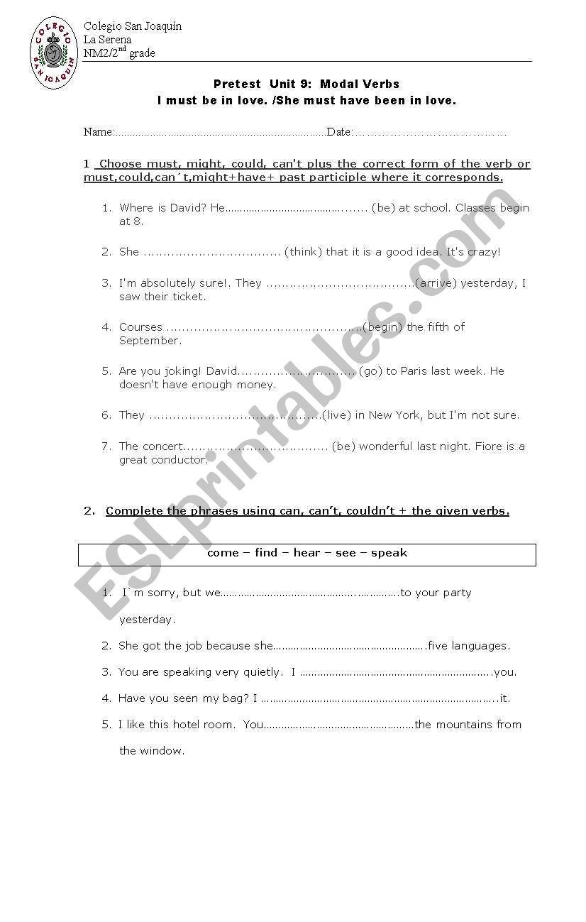 She must be in love. worksheet
