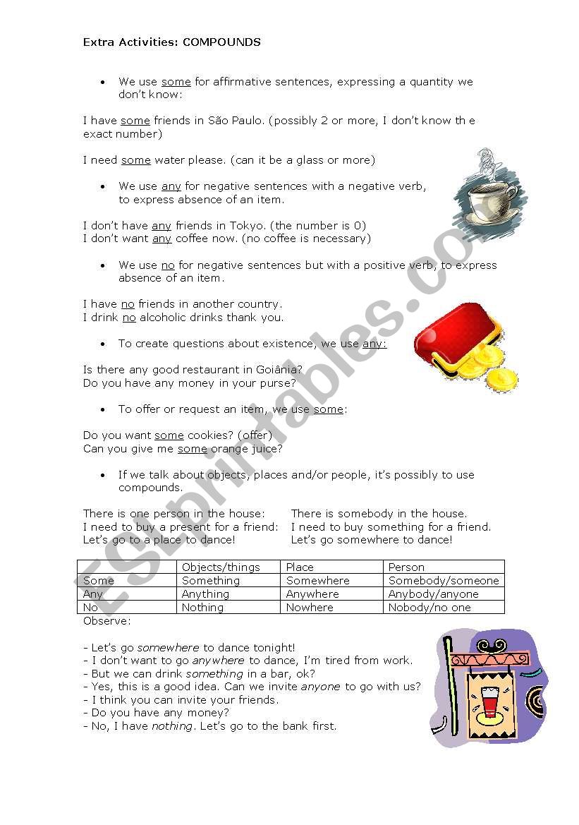 Compounds worksheet