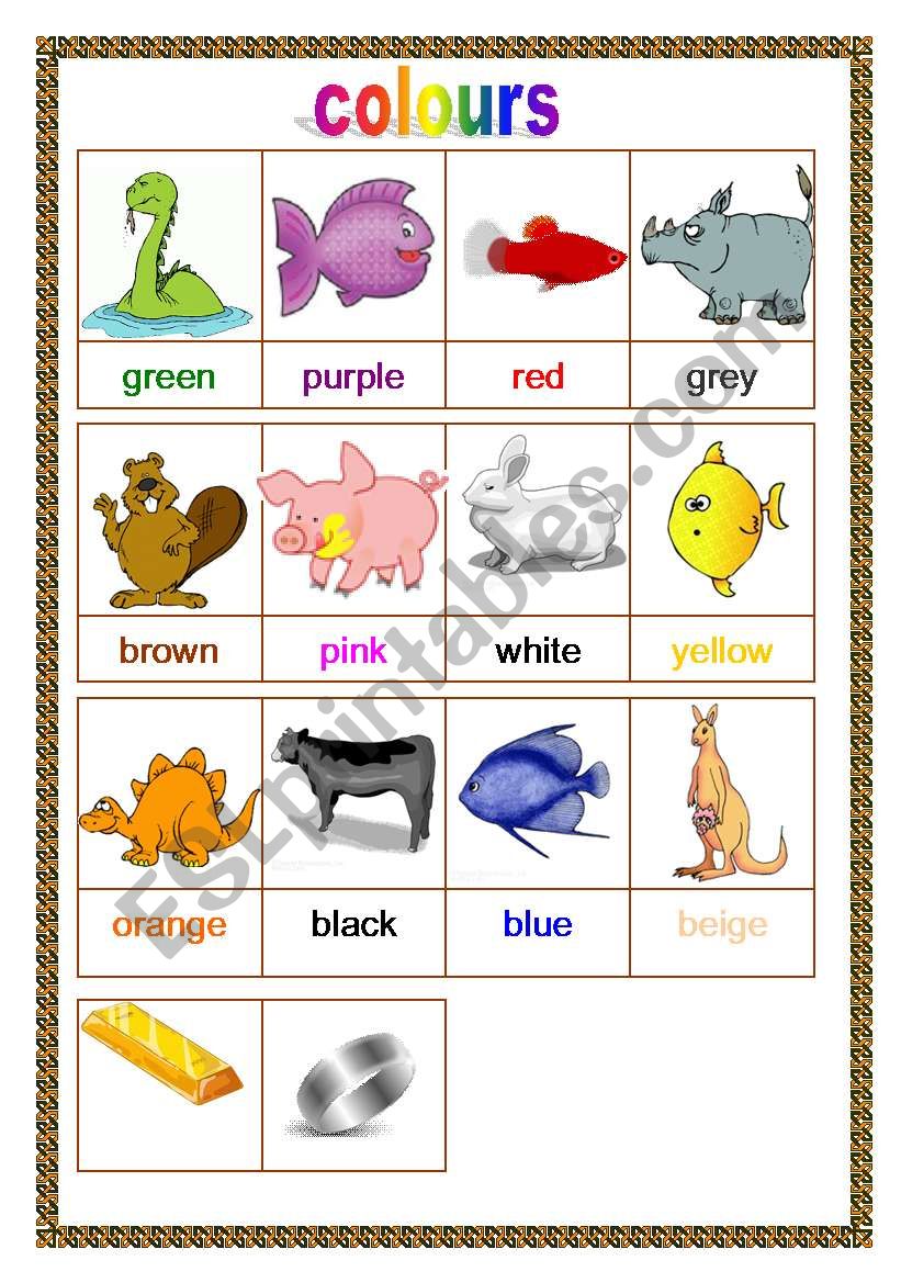 colours (07.08.10) worksheet