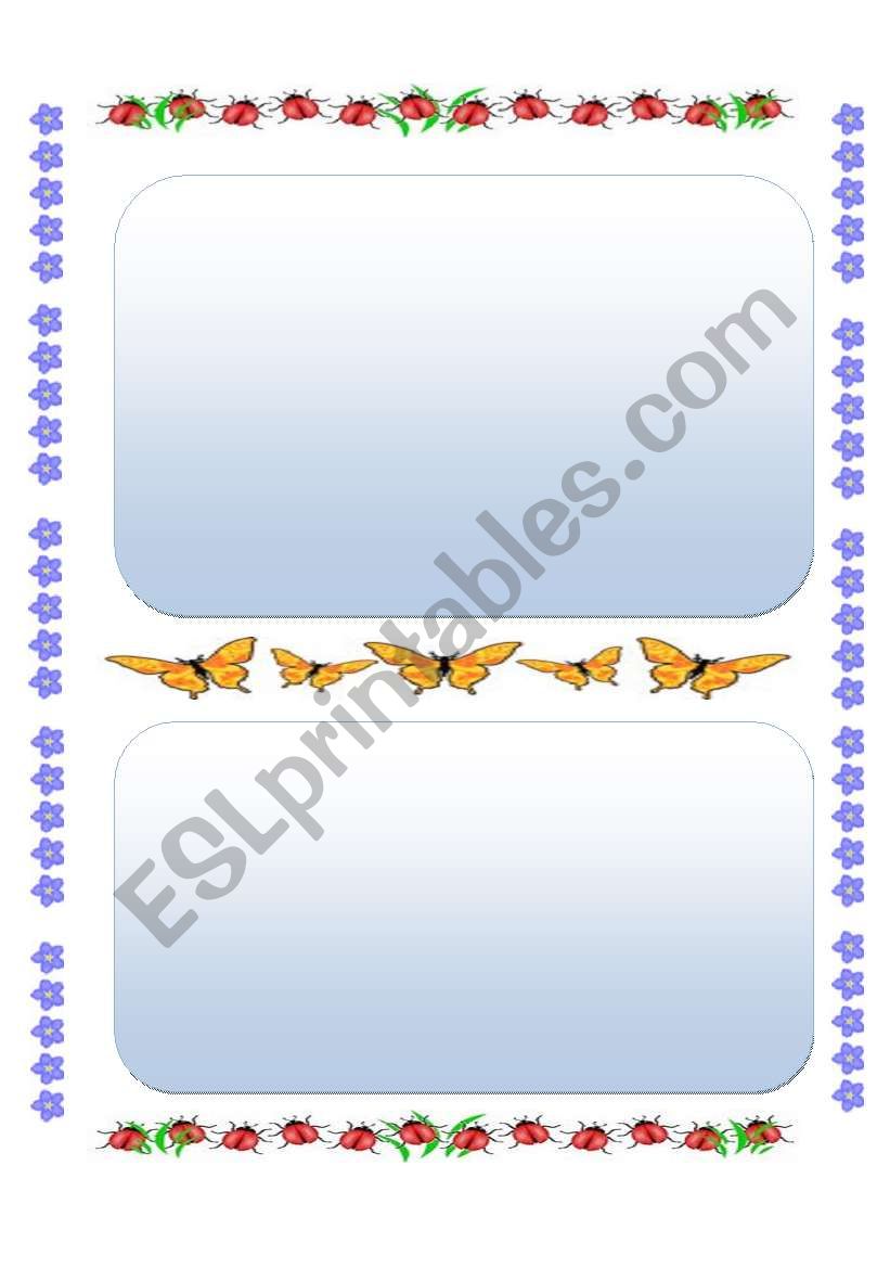 ladybirds  worksheet