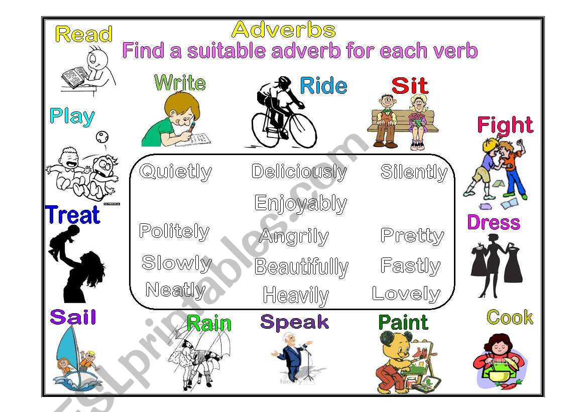 adverbs worksheet