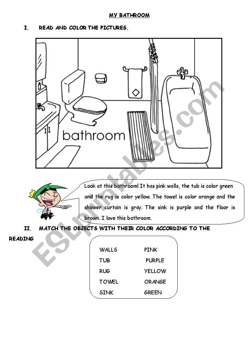 MY KITCHEN - HOUSE worksheet