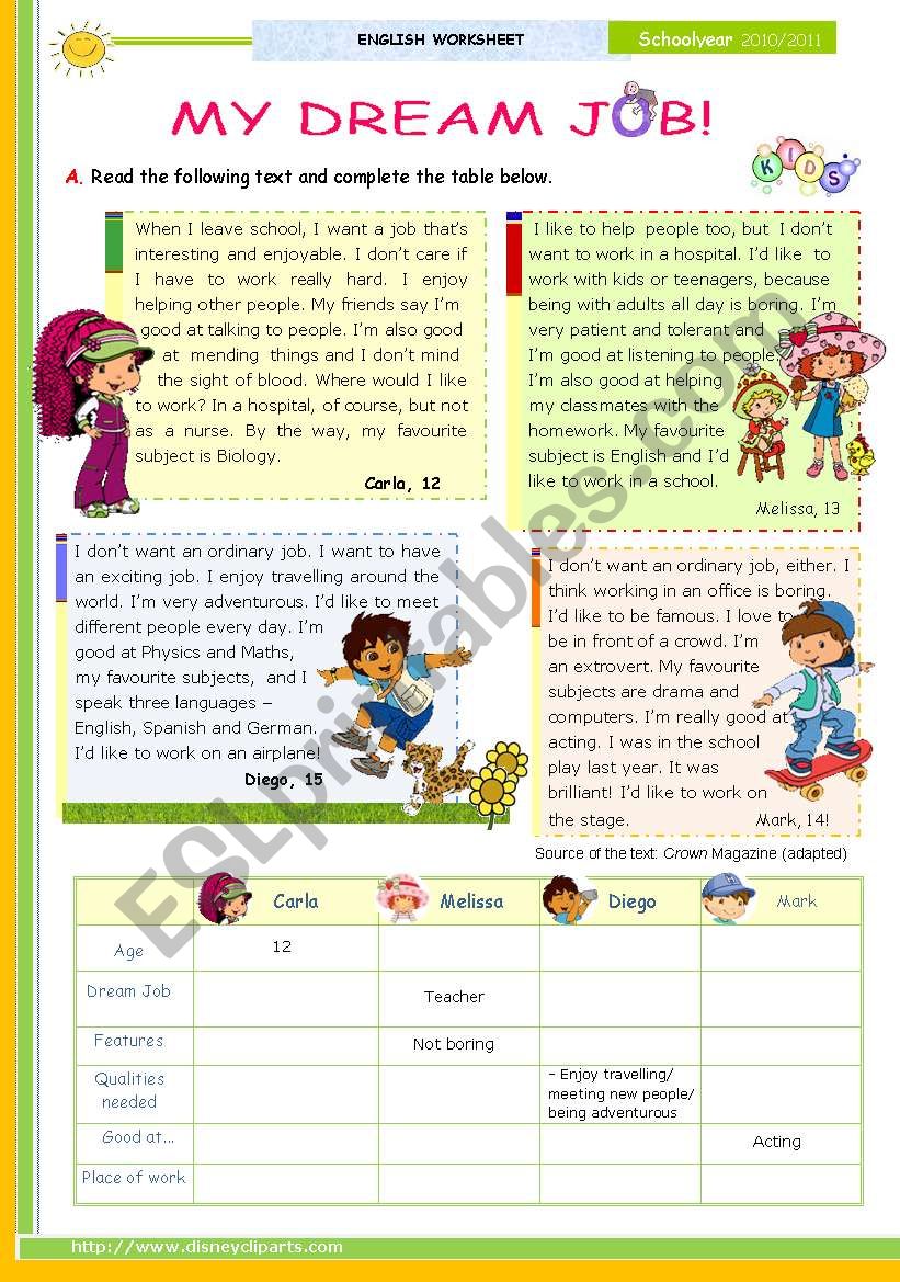 I Have A Dream Worksheet Elementary Herbalic