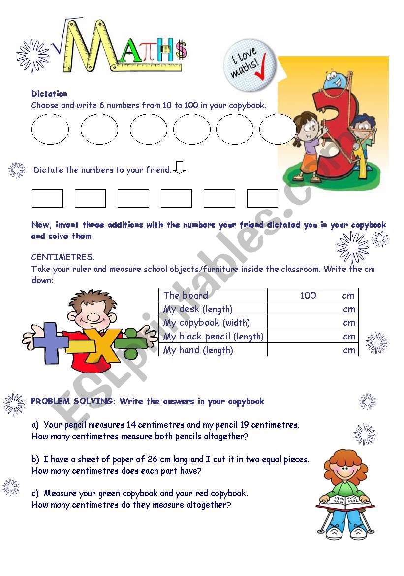 MATHS WS worksheet