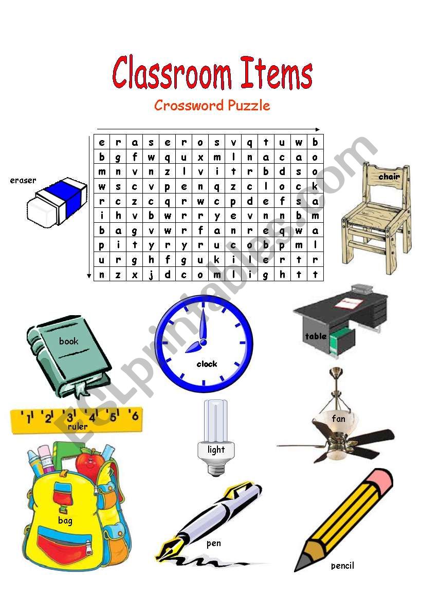 Crossword Puzzle worksheet