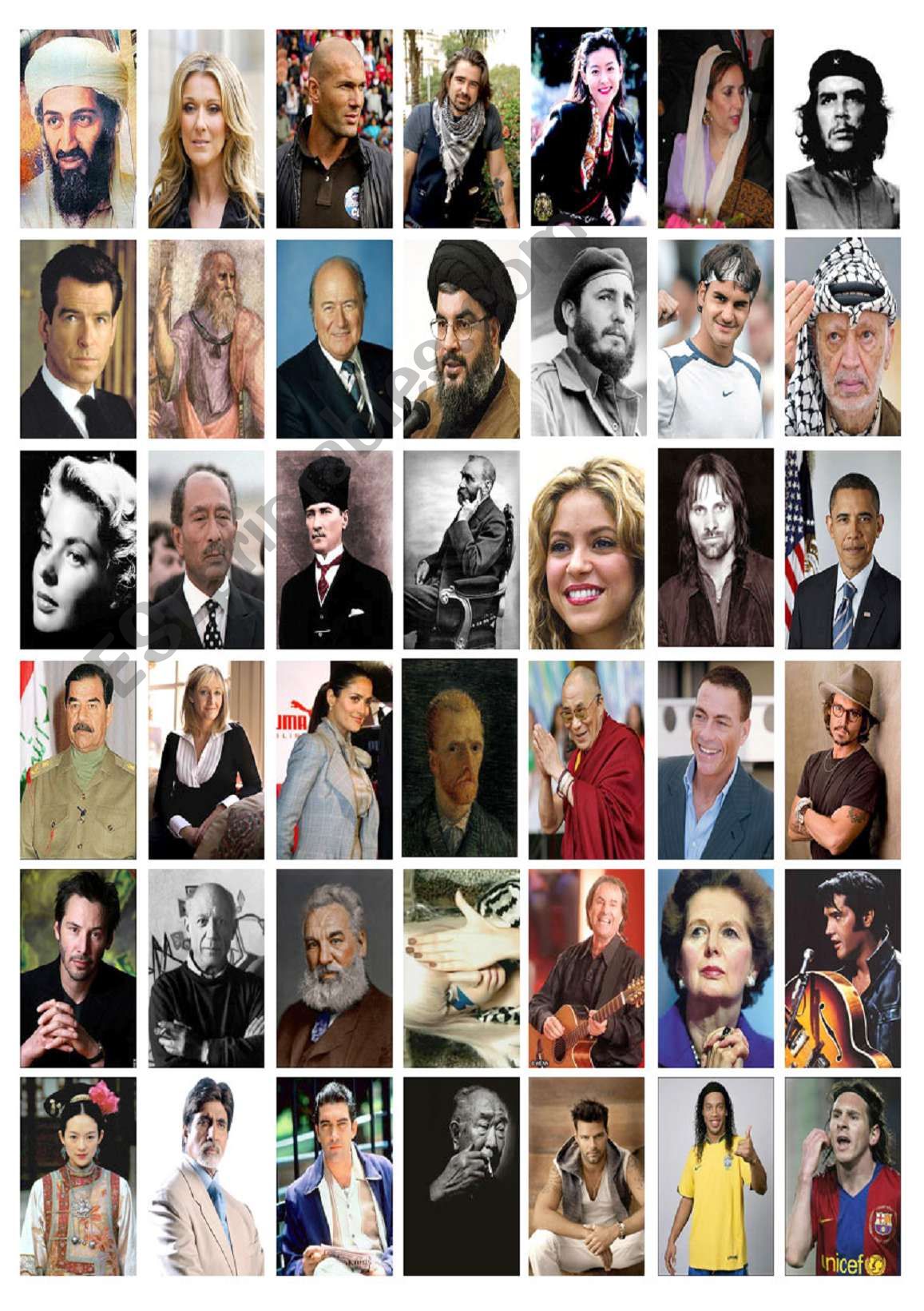 Countries & Nationalities (Famous People) 2