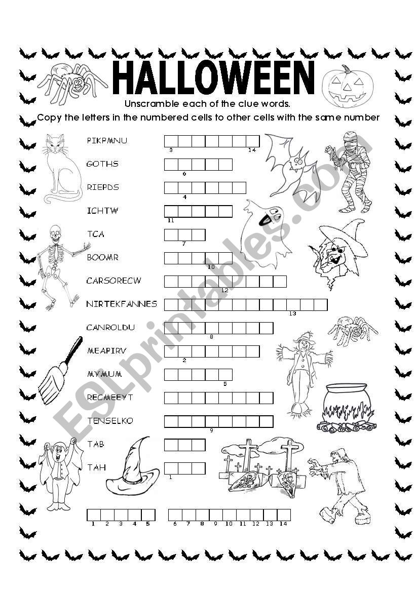 Double puzzle (Halloween) + KEY