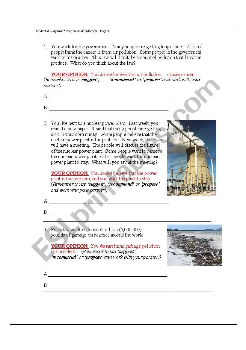 Environmental Disasters Indicative vs. Subjunctive Moods Part 3 of 7