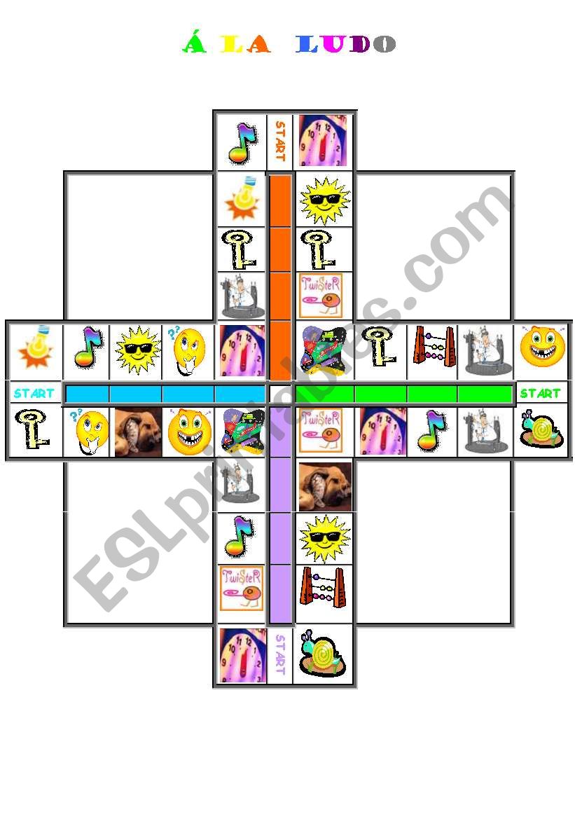 A´la Ludo - Board game - PART 1 