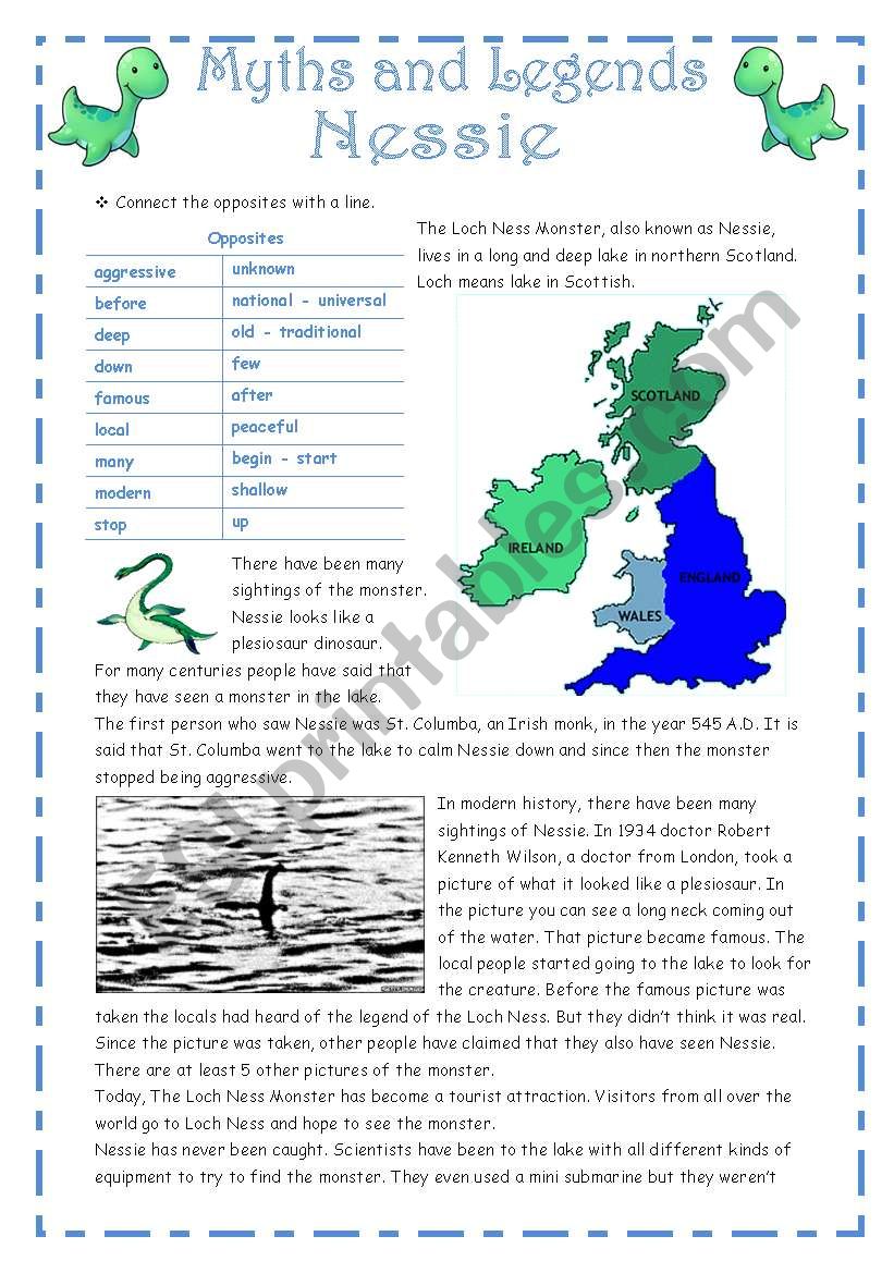 NESSIE - Myths & Legends series #3