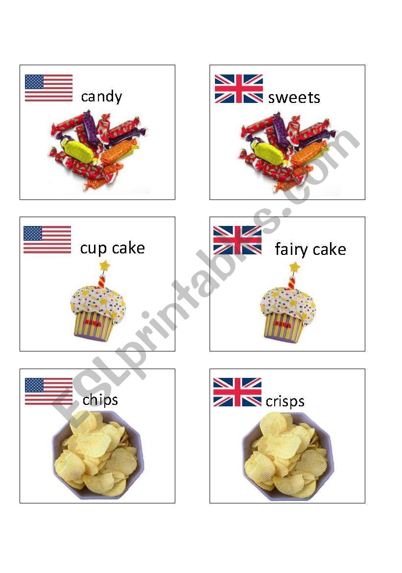 American / British English flashcards 2