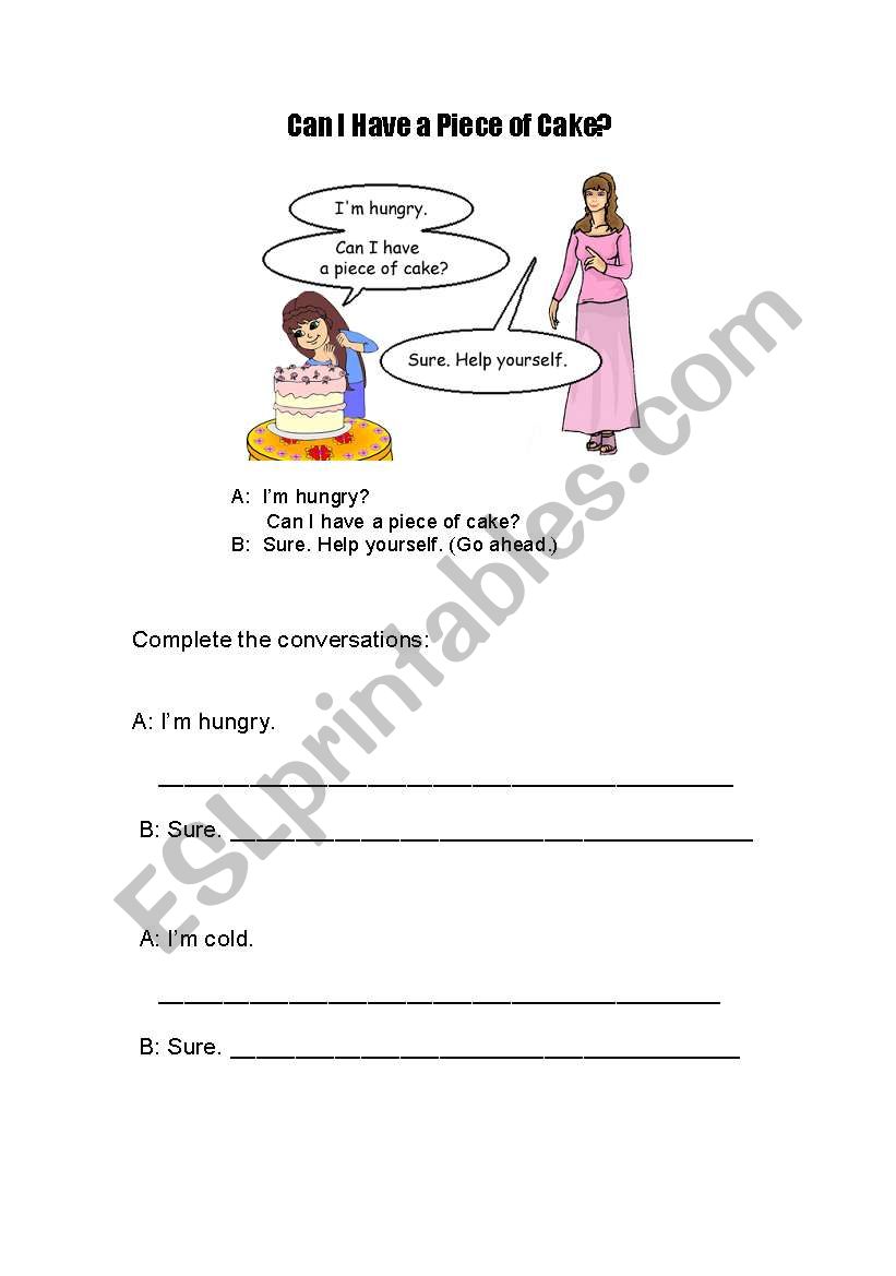 conversation worksheet
