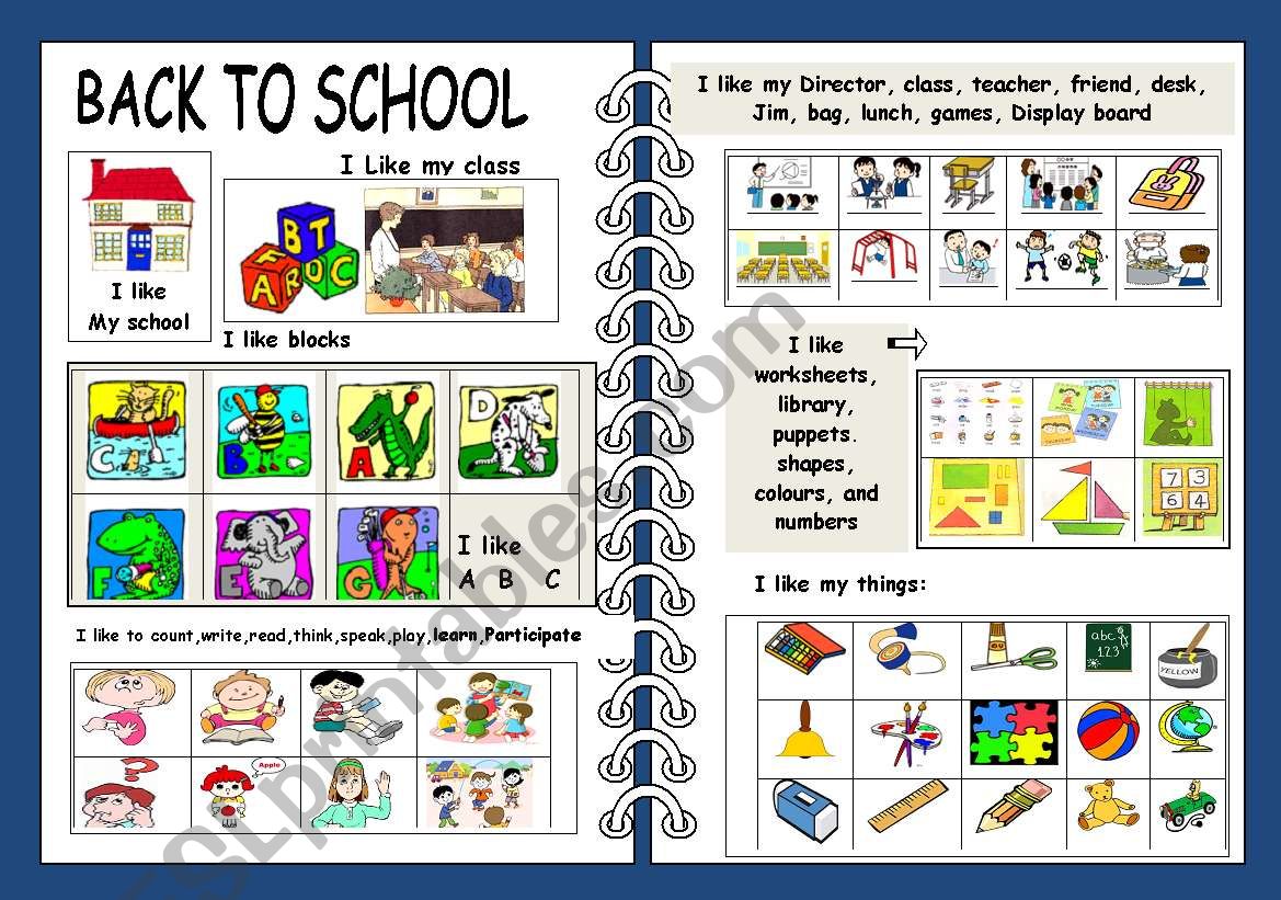 BACK TO SCHOOL worksheet