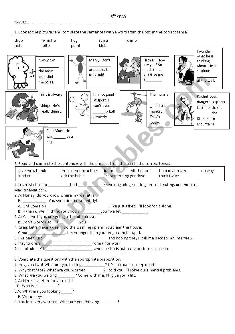 phrases,idioms and prepositions