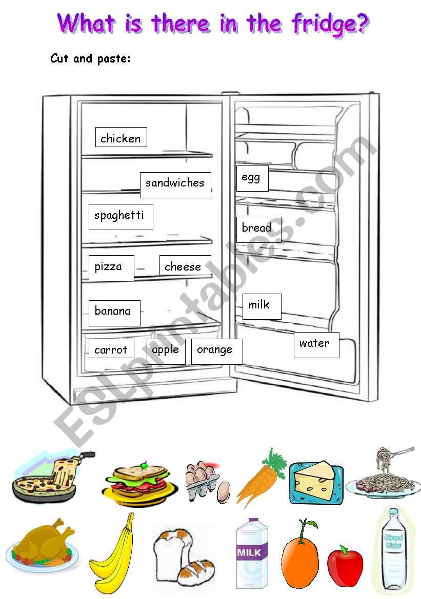 what is there in the fridge worksheet