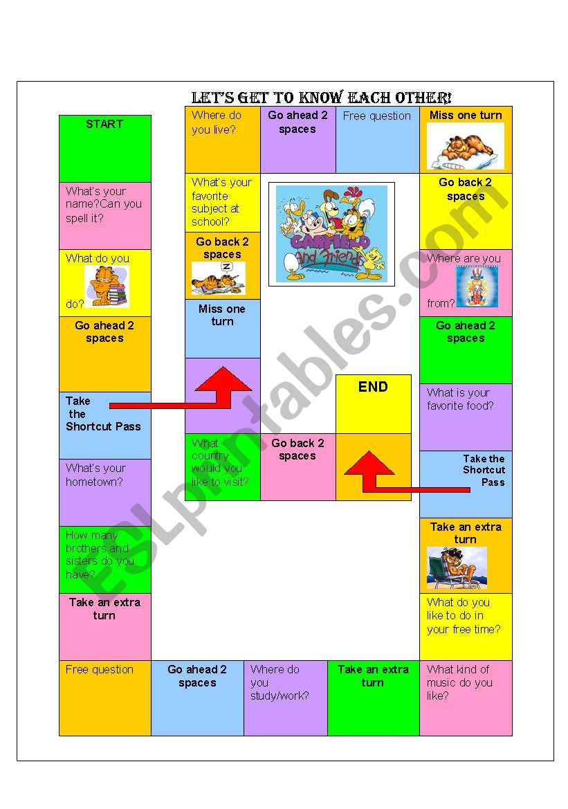 Get to know each other worksheet