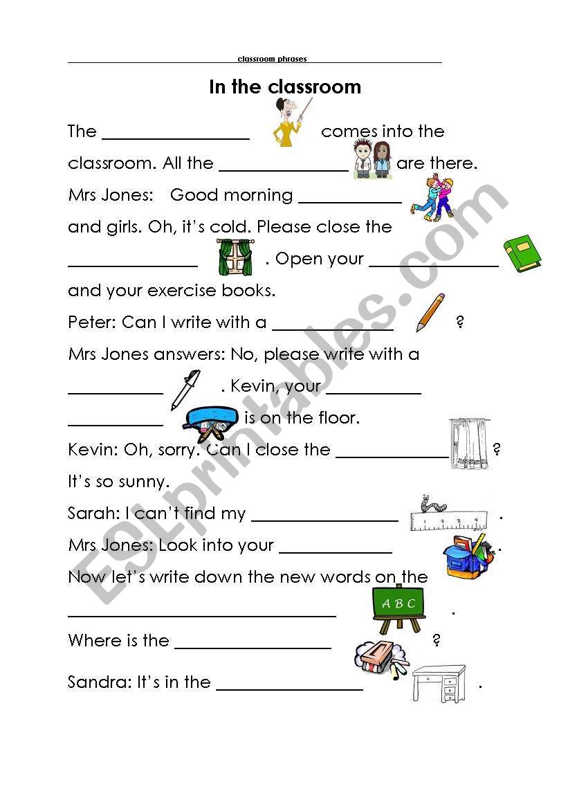 Worksheet Phrases