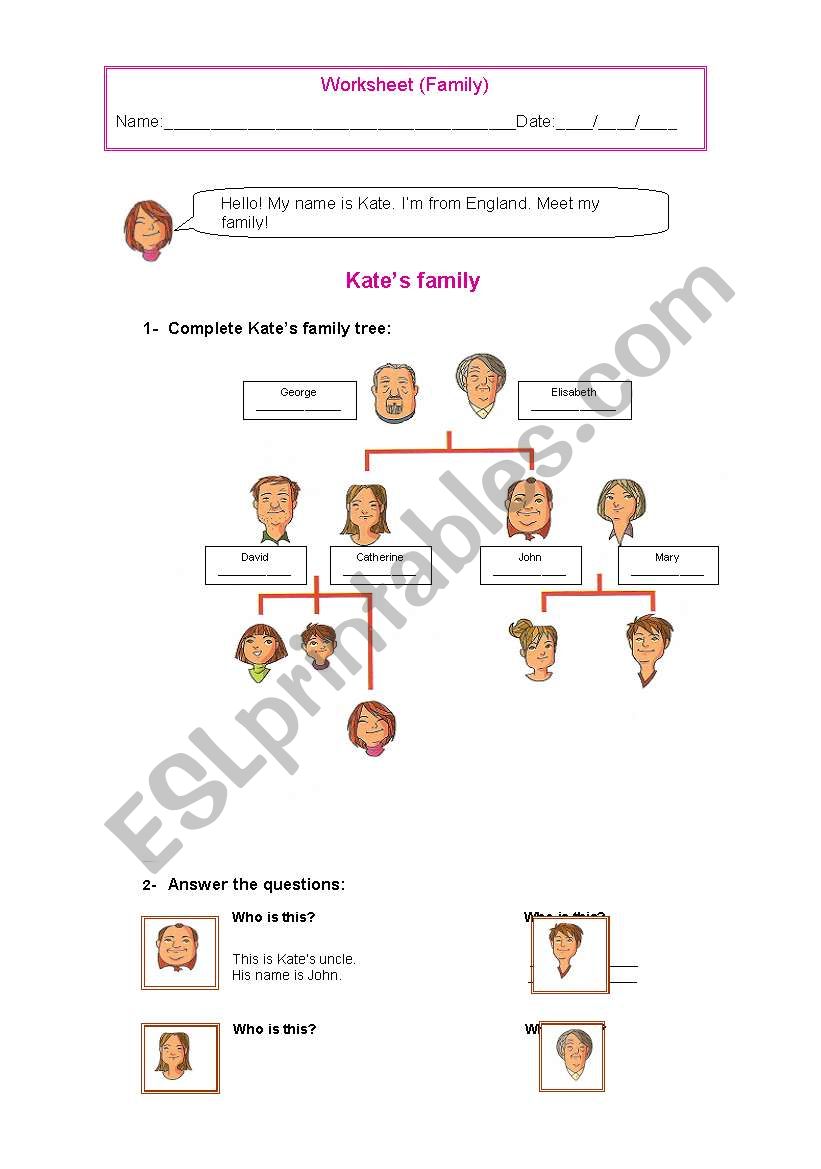 Worksheet_ family worksheet