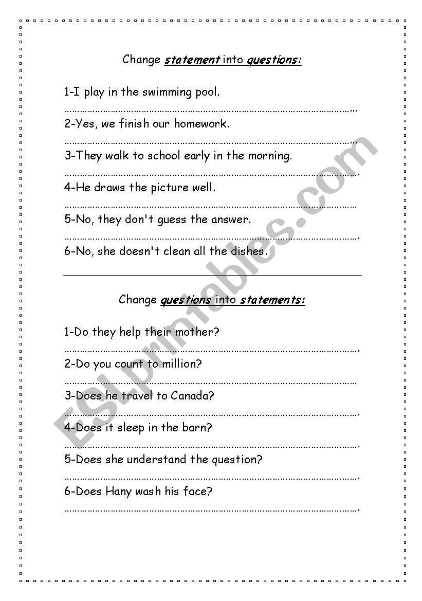 change into negative worksheet