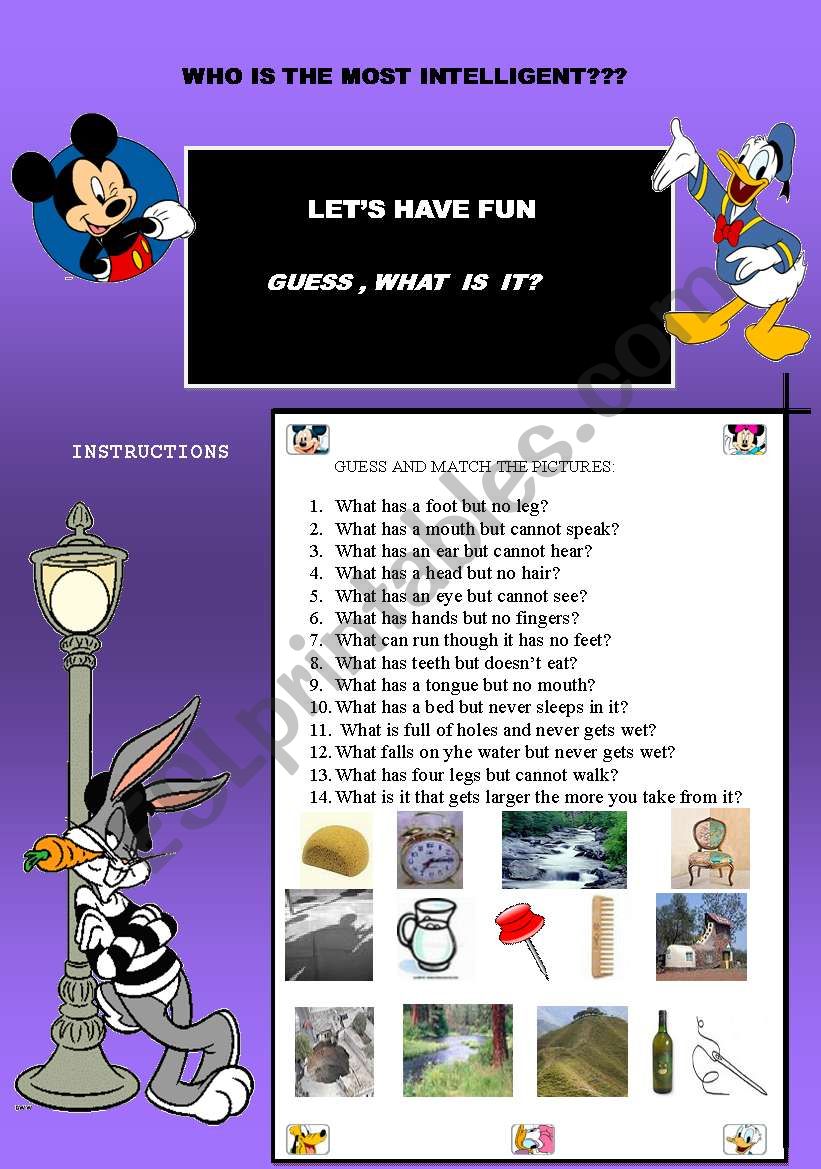 letÂ´s have fun worksheet