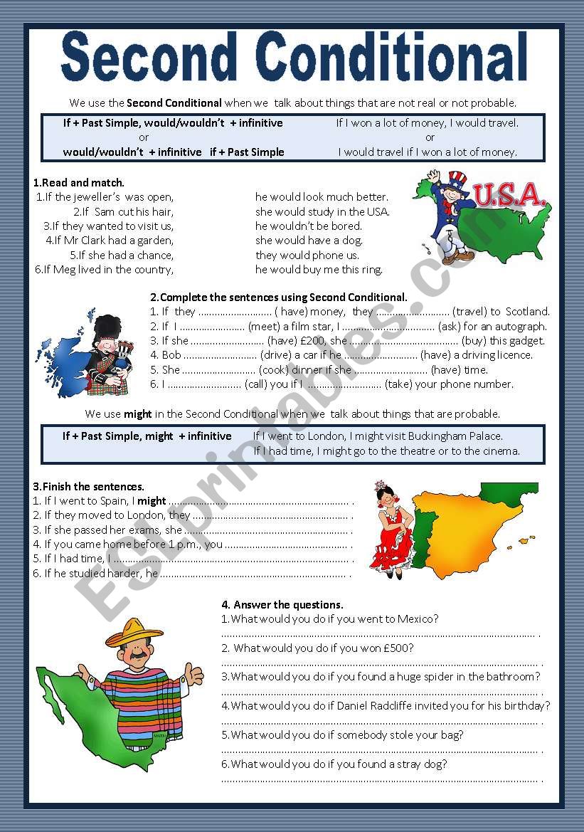 second-conditional-esl-worksheet-by-blanca