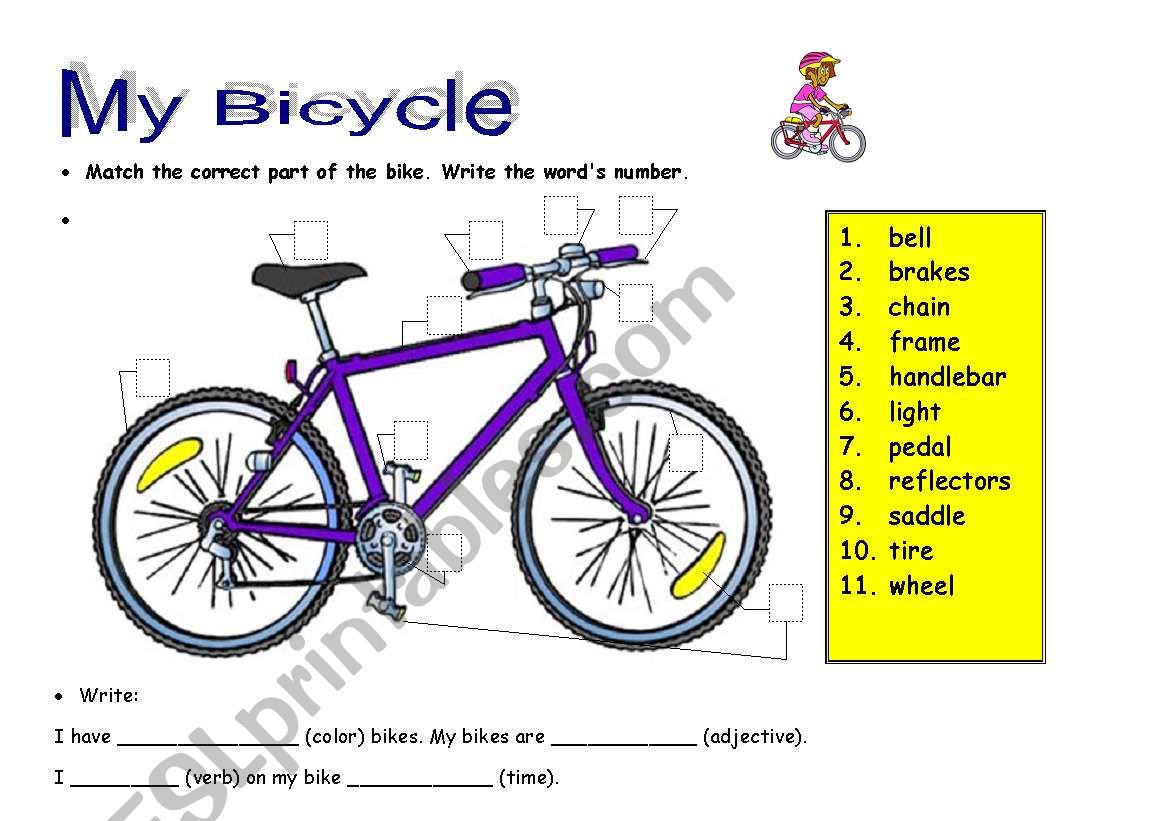 Riding a bike перевод на русский