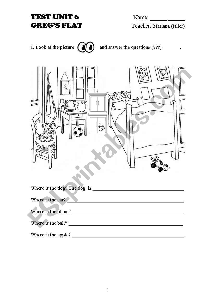 TEST worksheet