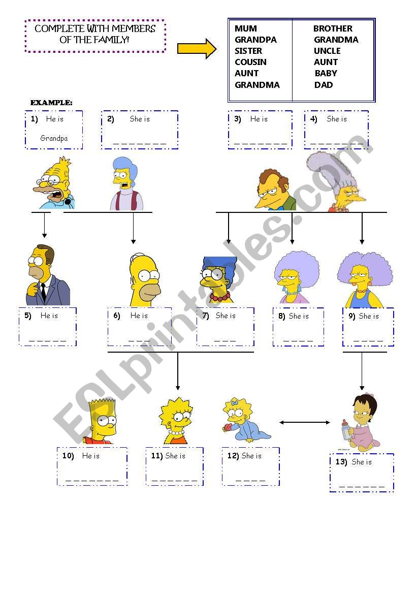 The Family (the Simpsons) part 1