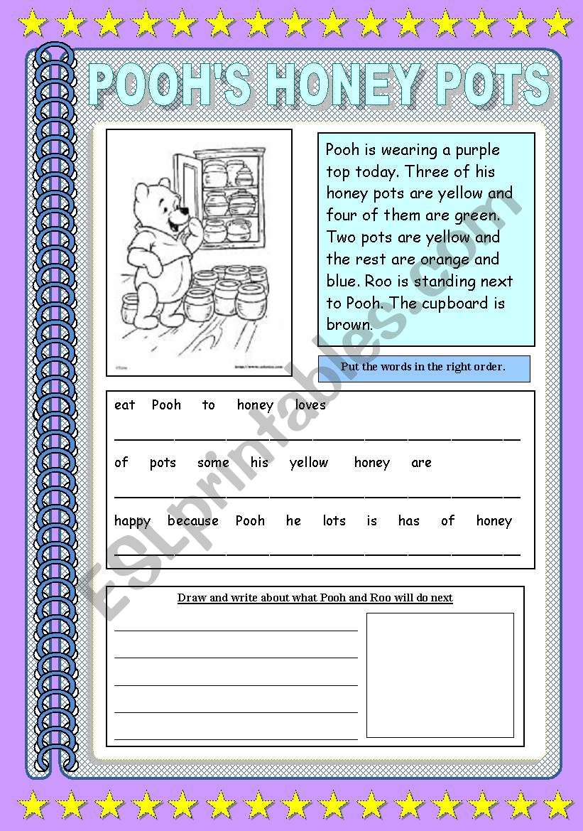 Working with words worksheet