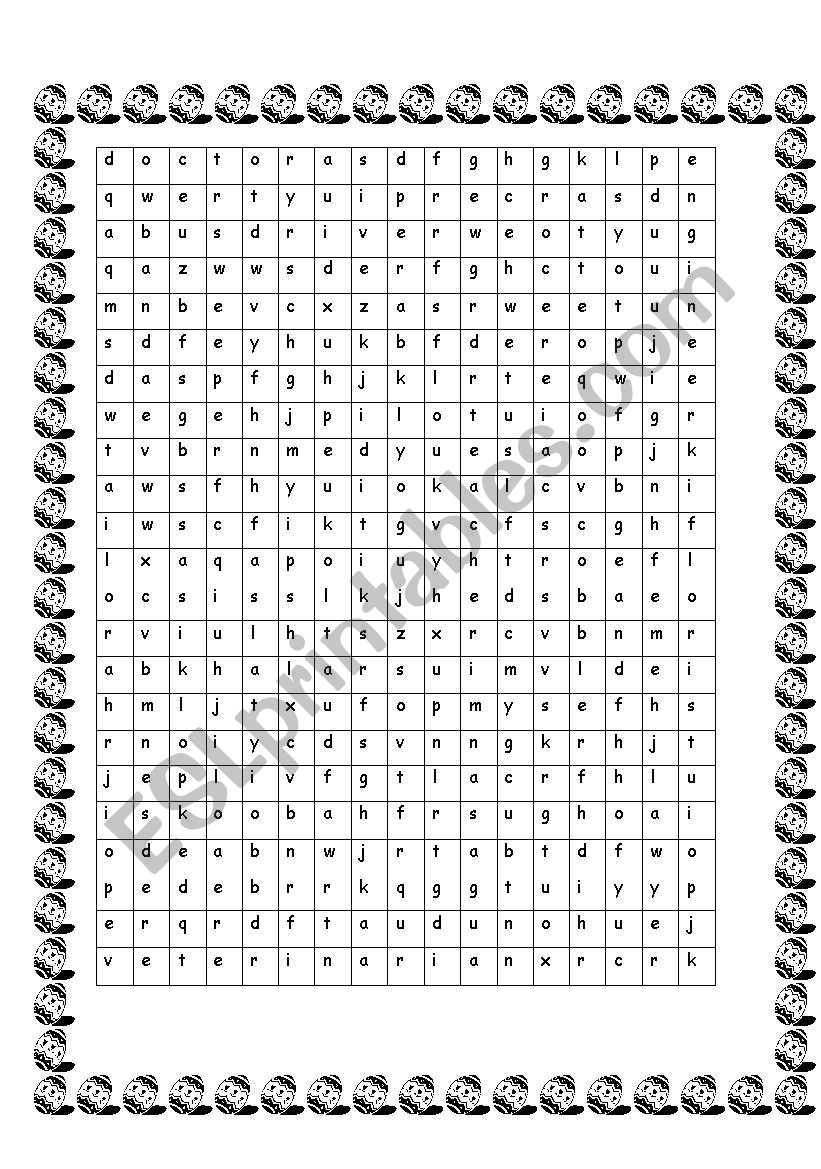 Occupation worksheet