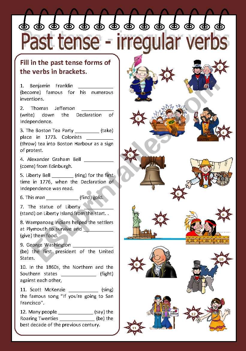 Simple past tense - irregular verbs