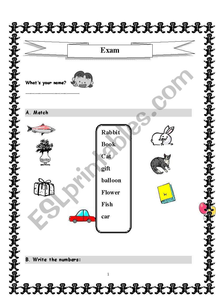 Exam  3 worksheet