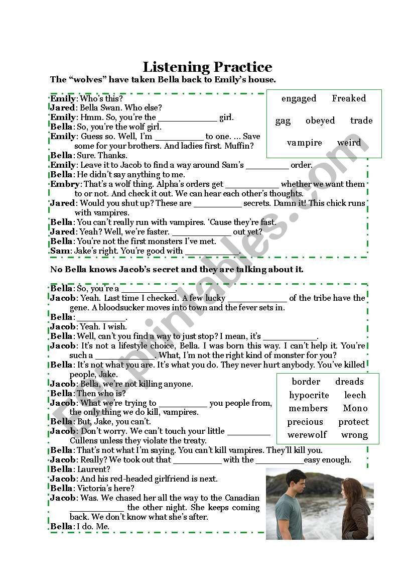 New Moon part6 worksheet